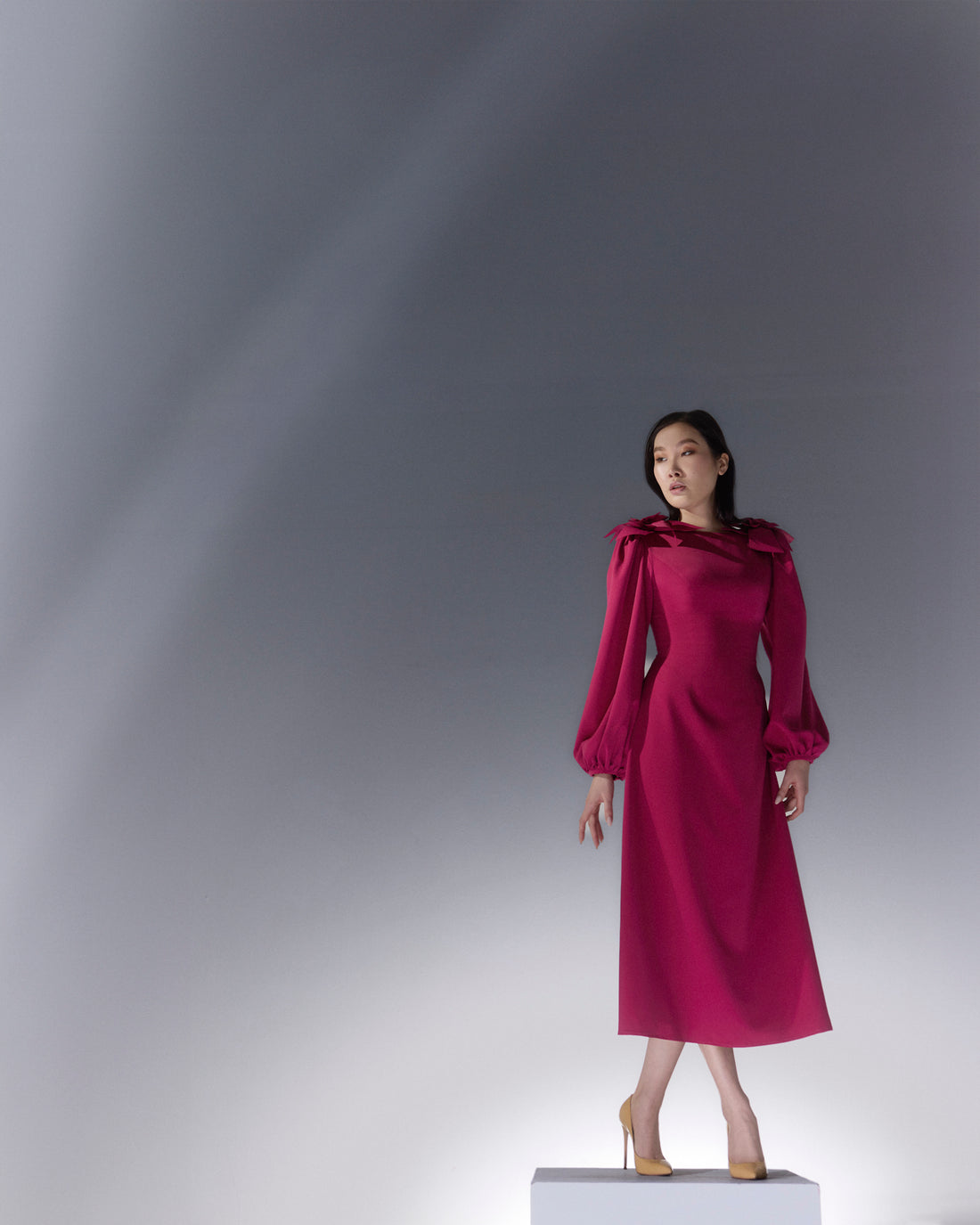 Yama No Hana Laser Cut Floral Dress